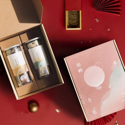 花好月圓果香團圓禮盒 | 島嶼果風糖磚2入組